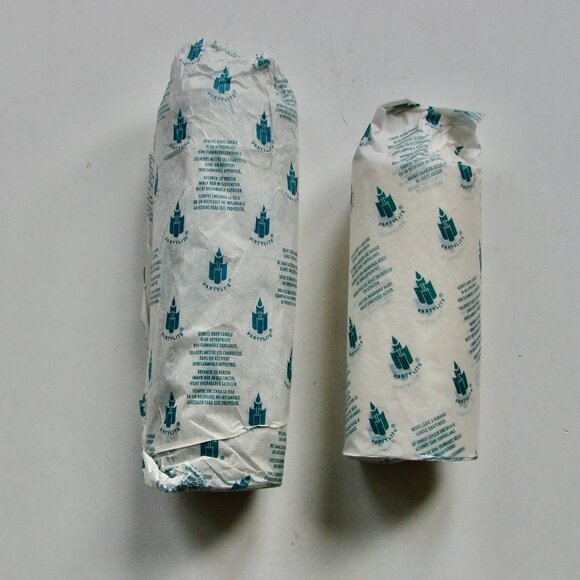 Partylite Pillar Candles Set of 2 Eucalyptus Vanilla Scented BRAND NEW IN BOX - Picture 8 of 8